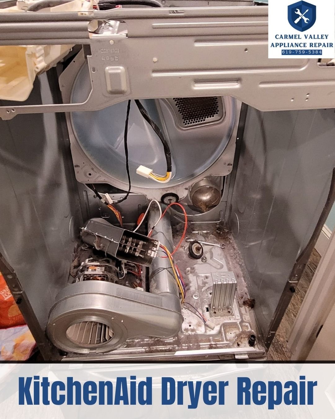 KitchenAid dryer repair San Diego 92130