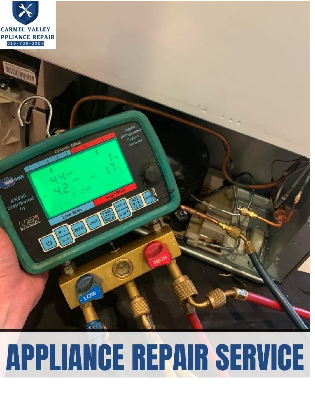 Refrigerator compressor Repair Carmel Valley San Diego